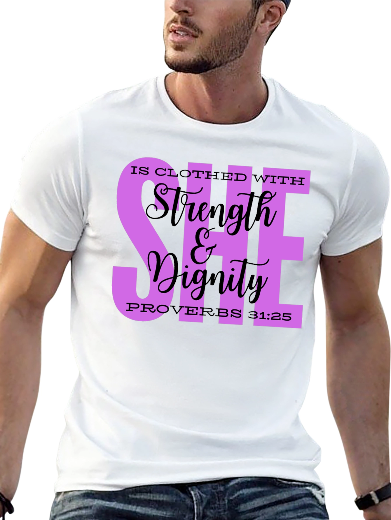 Strength & Dignity Womens Christian T-Shirt