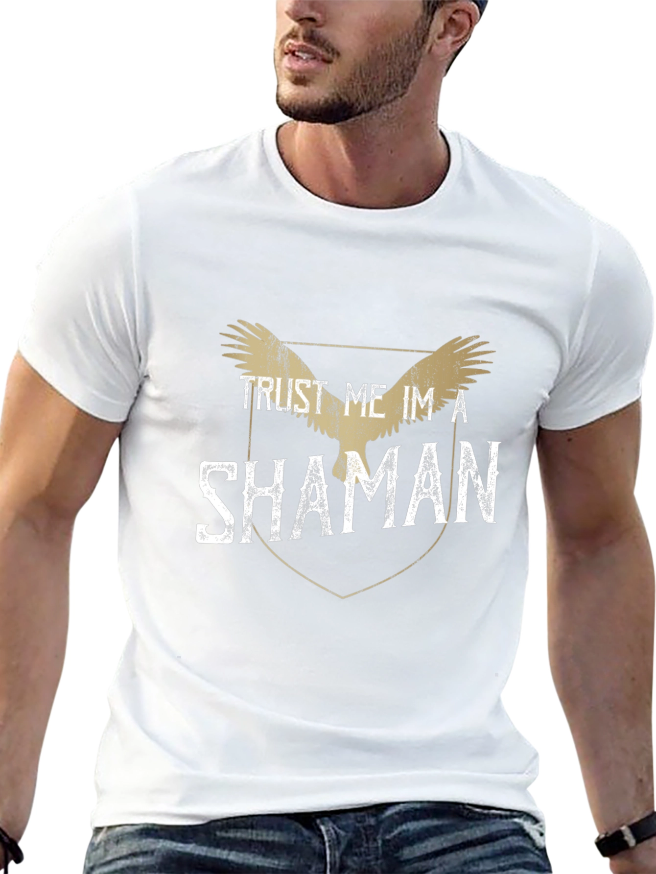 Trust Me Im a Shaman Black T-Shirt