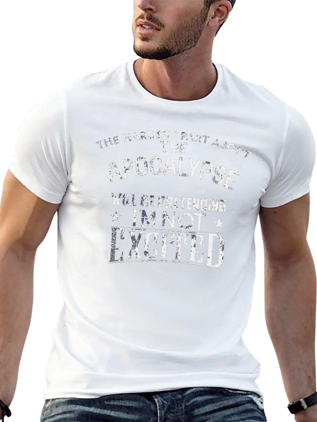 Apocalypse Excited Mens T-Shirt