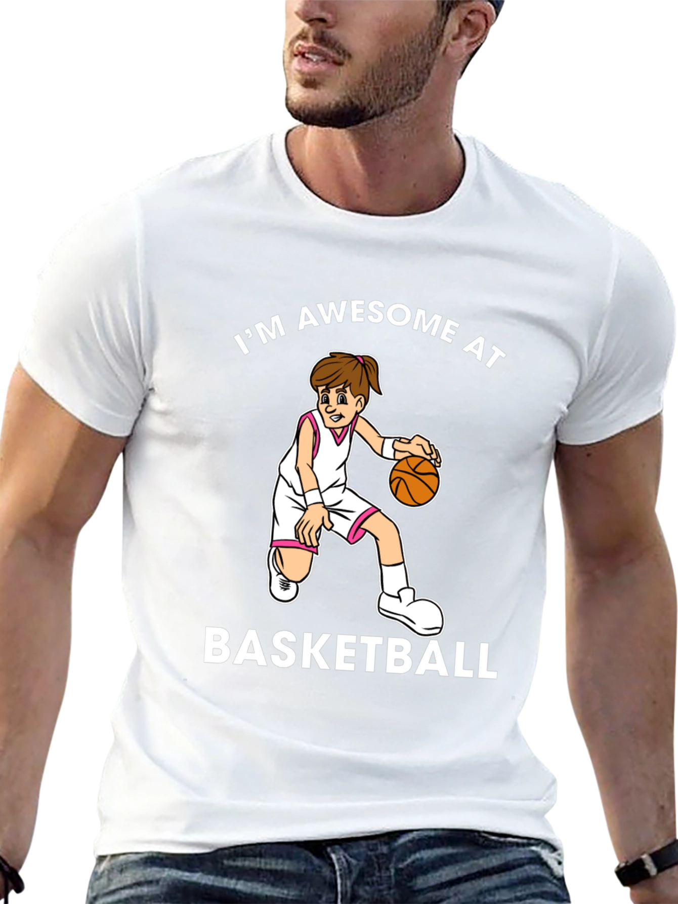 Awesome Basketball Graphic T-Shirt