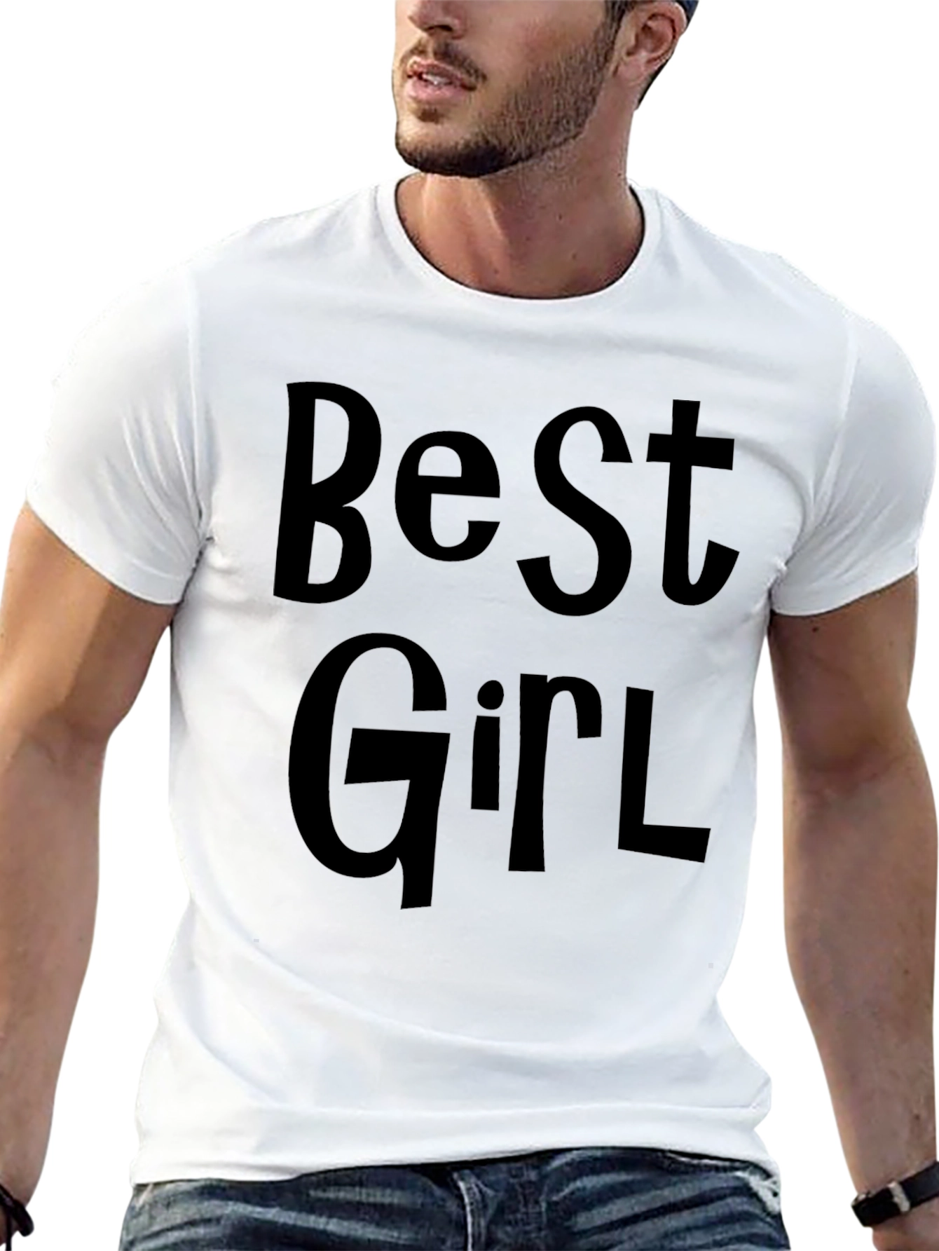 Best Girl T-Shirt - Black Graphic Tee