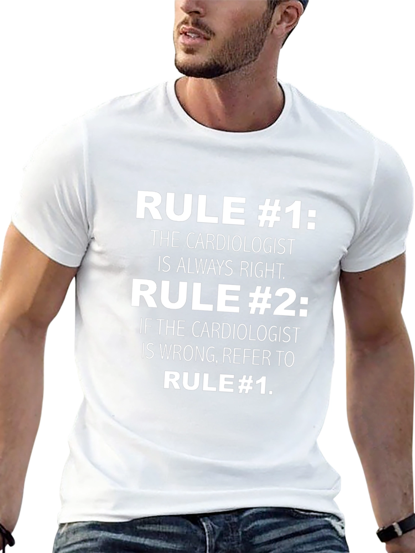 Cardiologist Rules Graphic T-Shirt