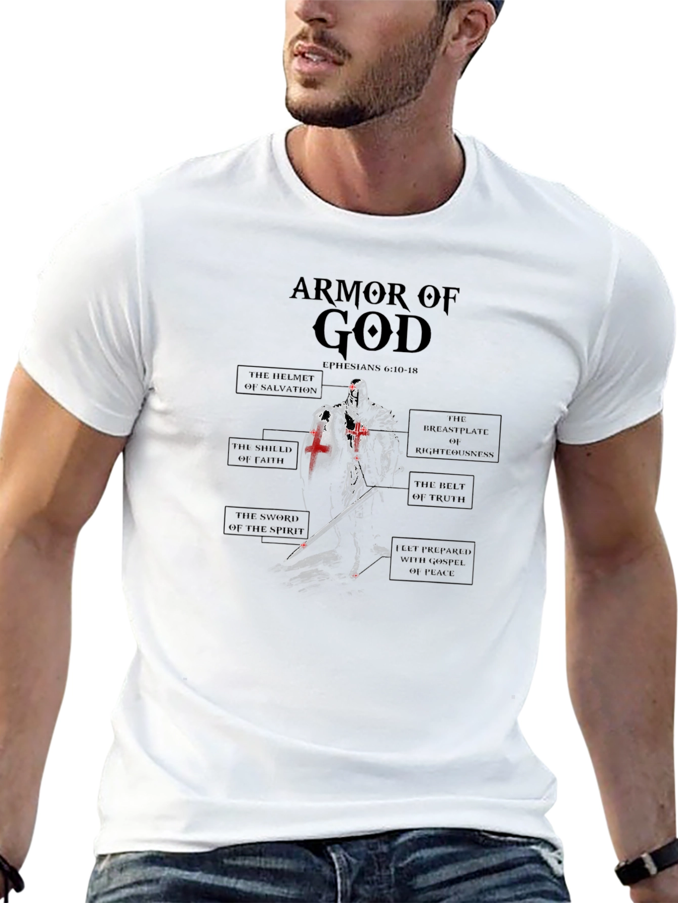 Armor of God T-Shirt | Christian Knight Tee