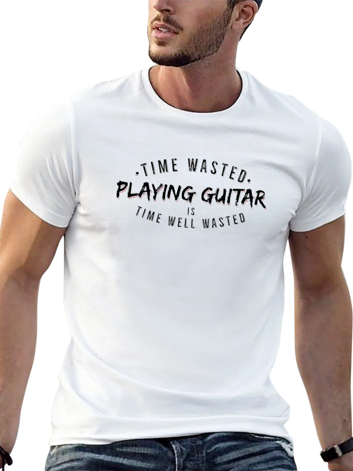 Time Wasted Playing Guitar T-Shirt
