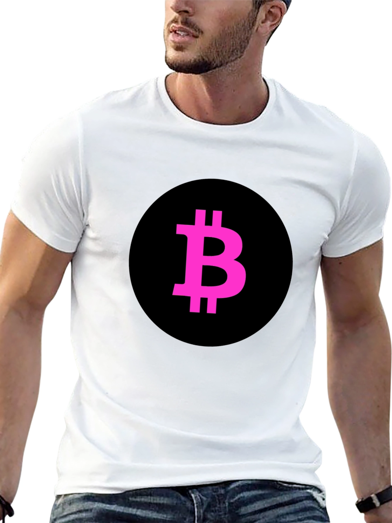 Bitcoin B Logo Black T-Shirt