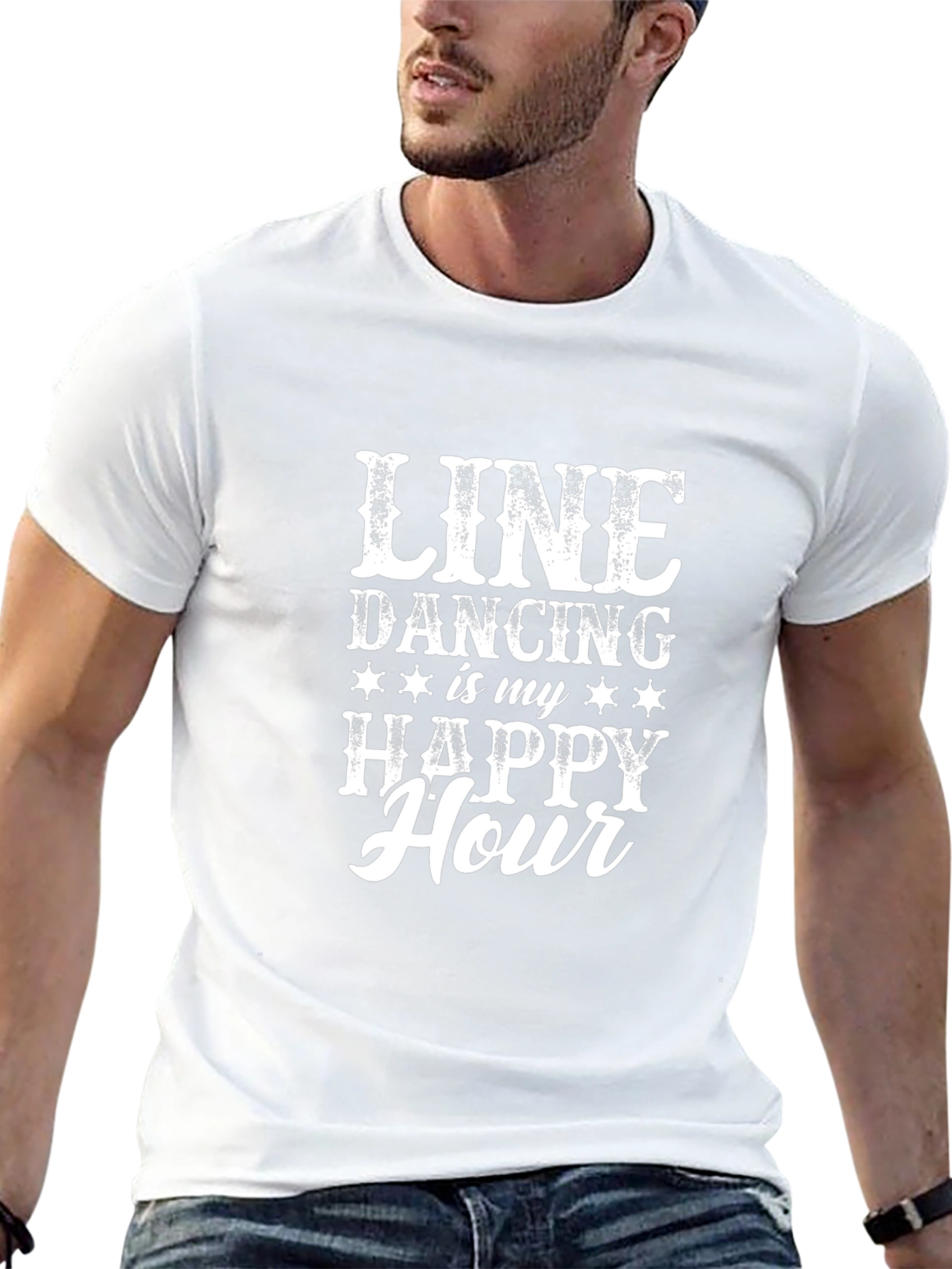 Line Dancing Happy Hour Graphic Tee