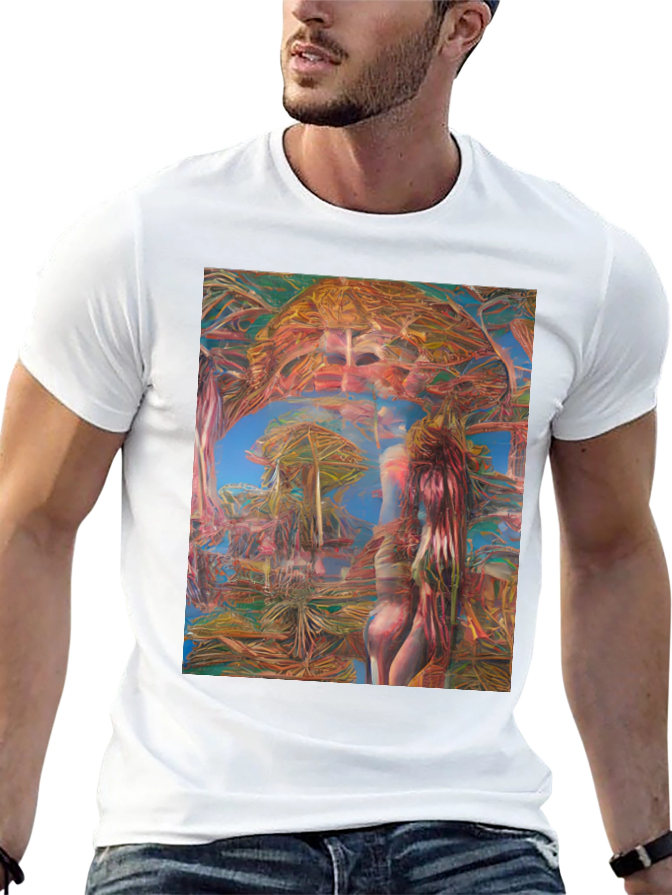 Abstract Beach T-Shirt
