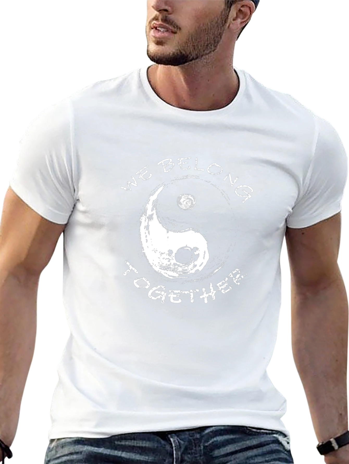 Yin Yang We Belong Together Graphic T-Shirt