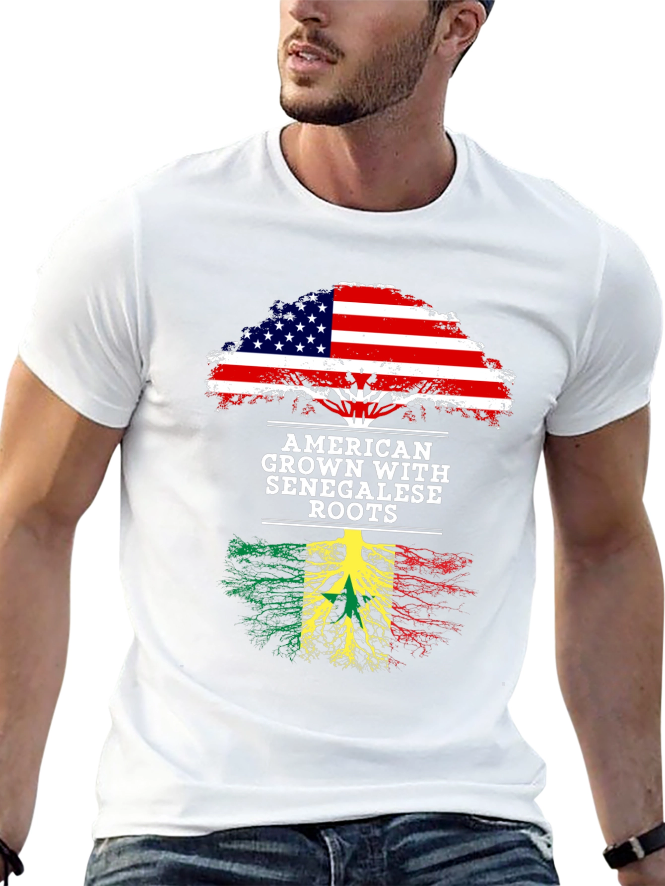 American Grown With Senegalese Roots T-Shirt