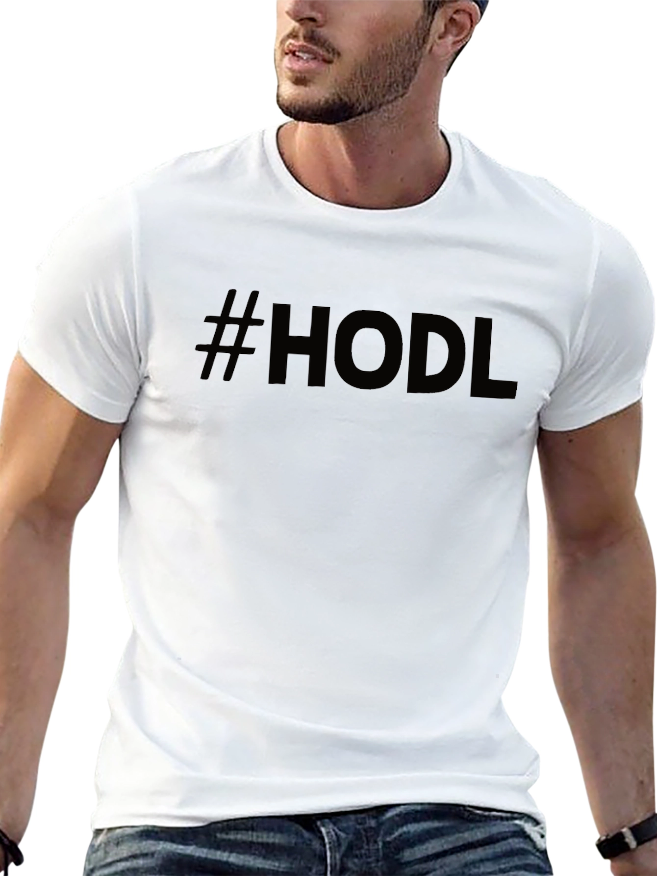 #HODL Crypto Investor Black T-Shirt
