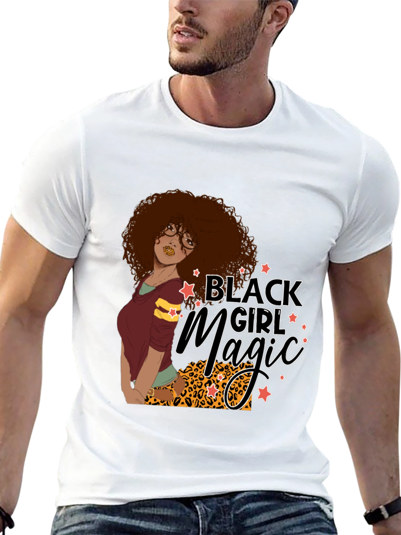 Black Girl Magic Graphic Tee - Stylish Comfort