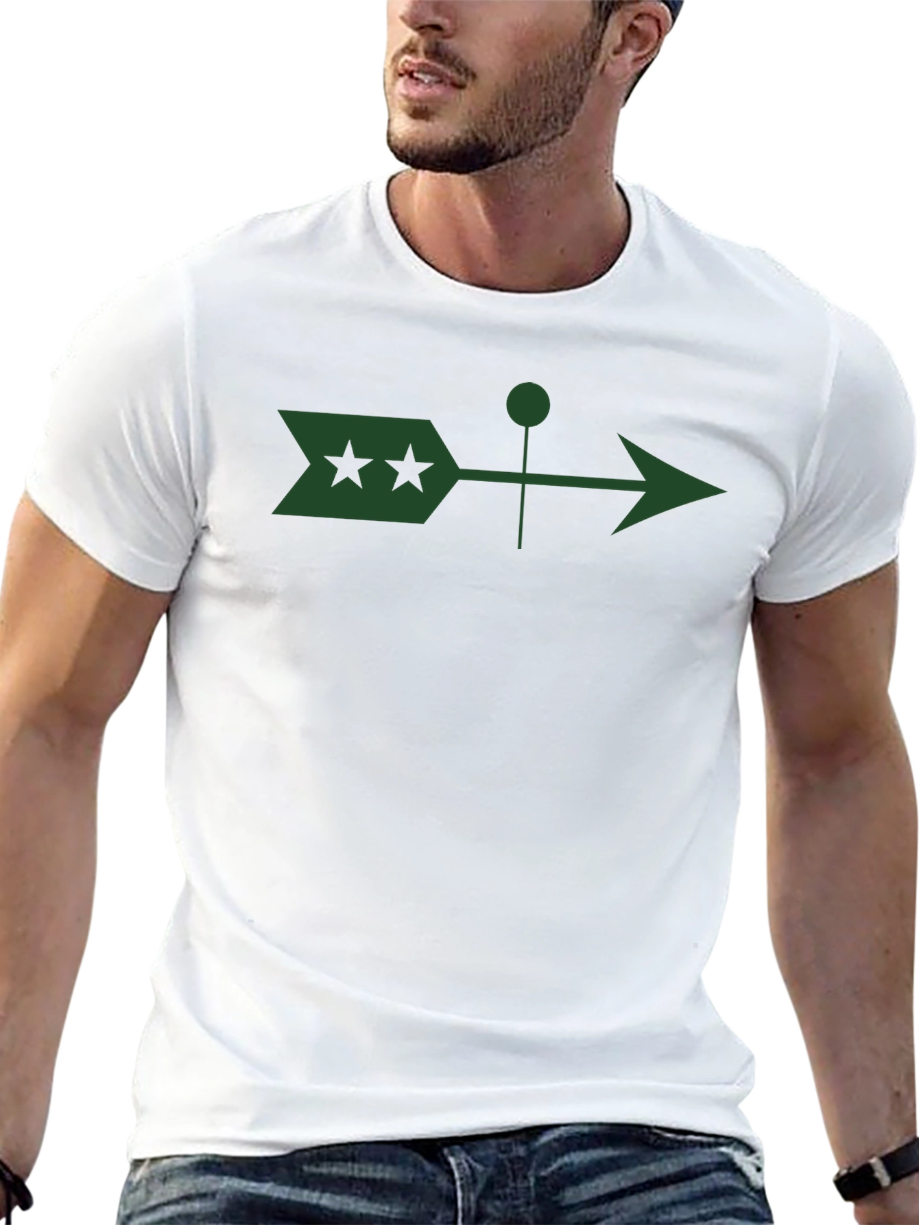 Arrow Graphic Tee - Modern Style