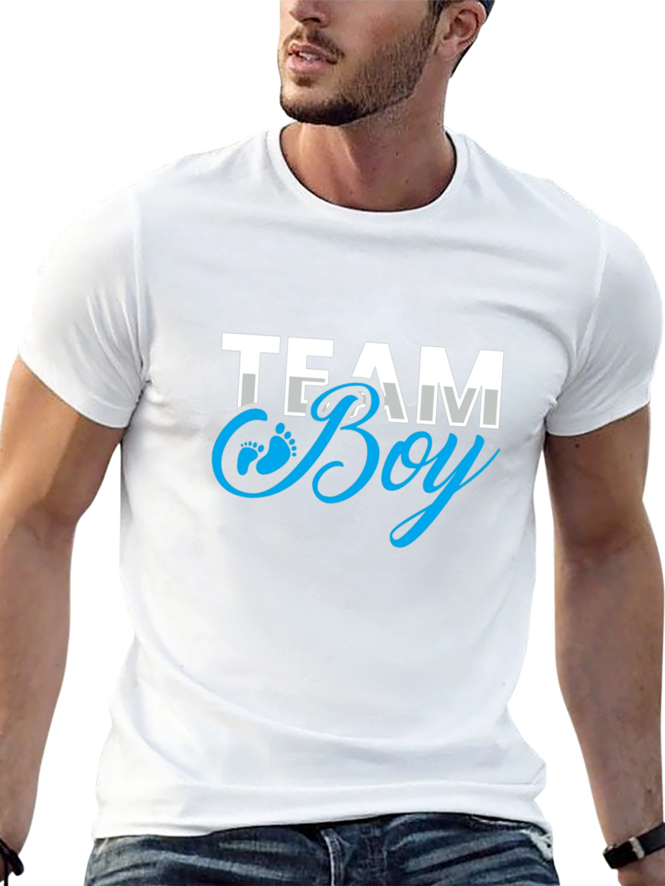 Team Boy T-Shirt Gender Reveal Party