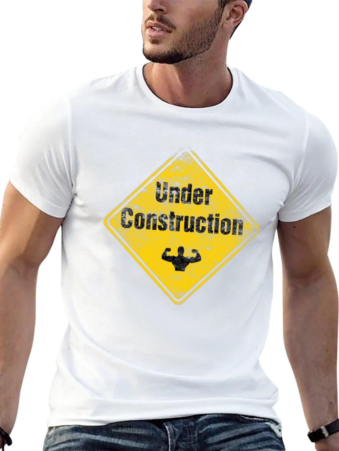 Under Construction Funny Gym T-Shirt