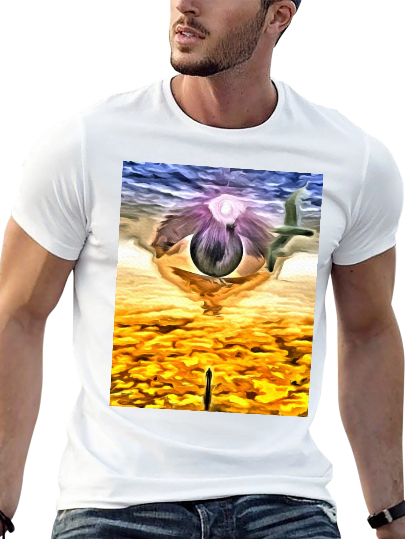Surreal Eye Art Graphic T-Shirt