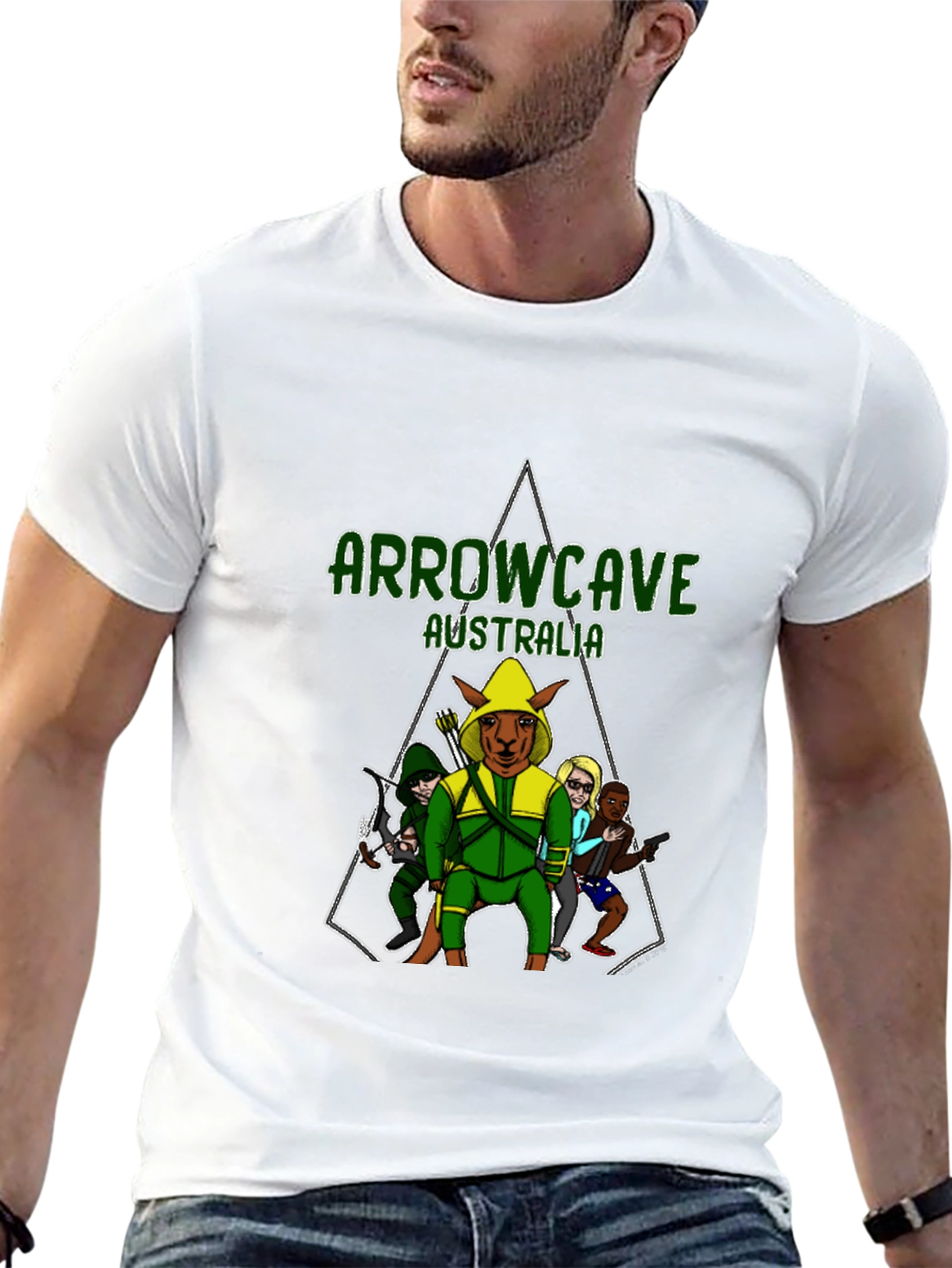 Arrowcave Australia T-Shirt - Novelty Graphic Tee