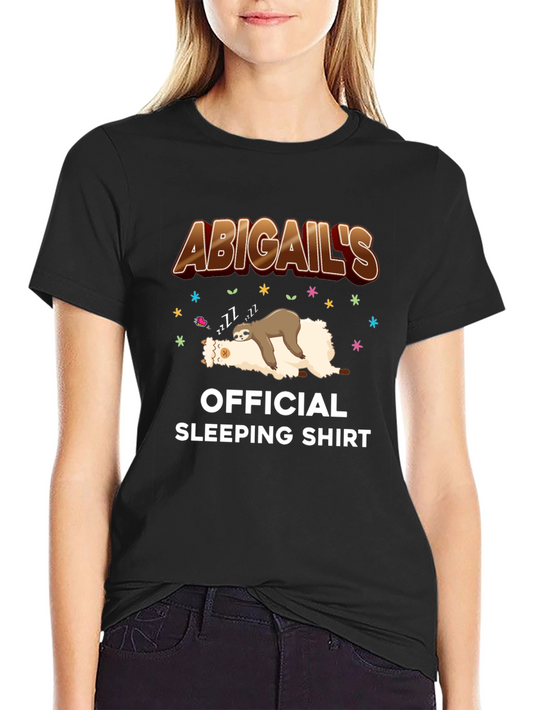 Abigails Official Sleeping Sloth Shirt