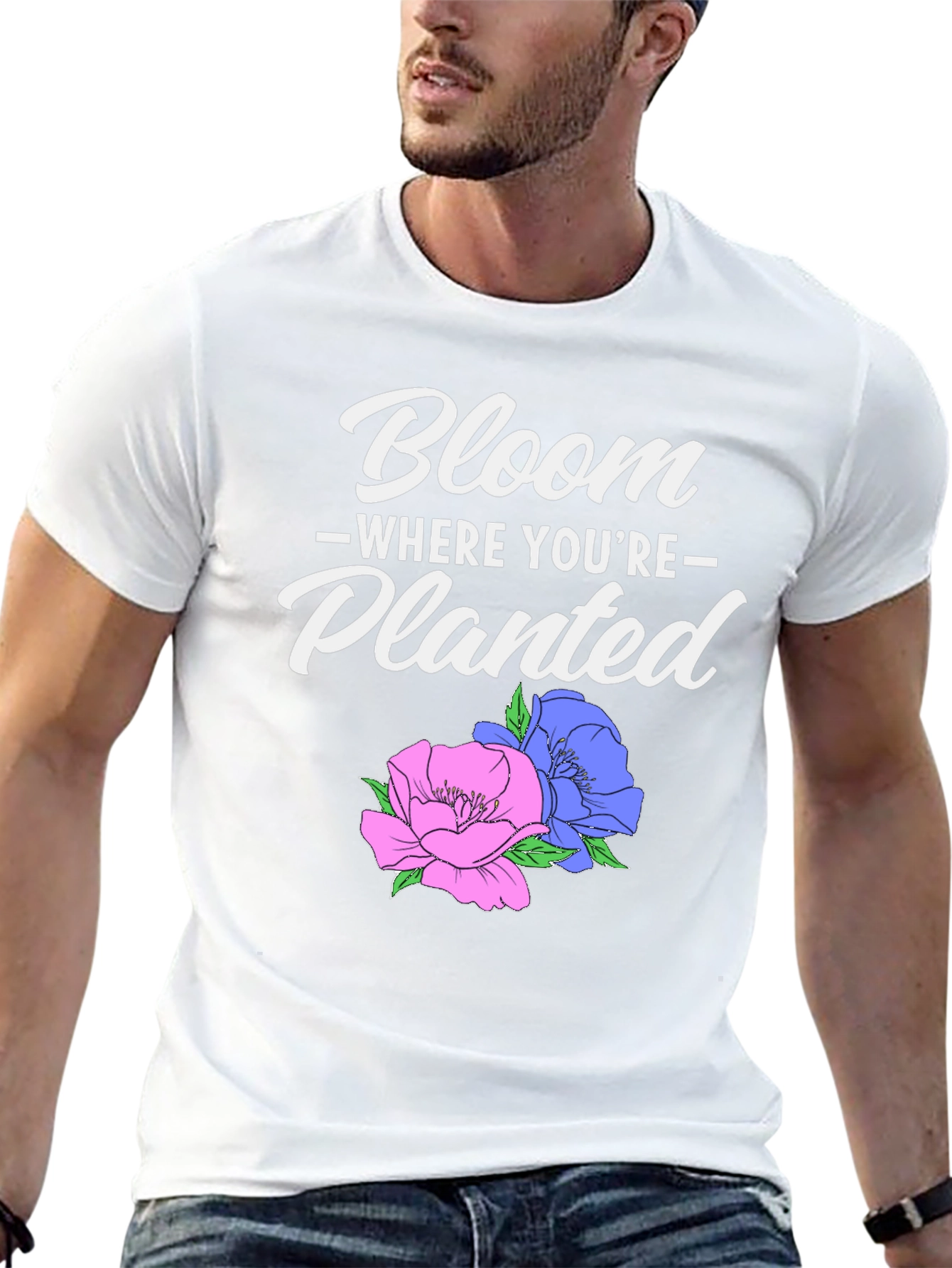 Bloom Where Youre Planted Graphic T-Shirt