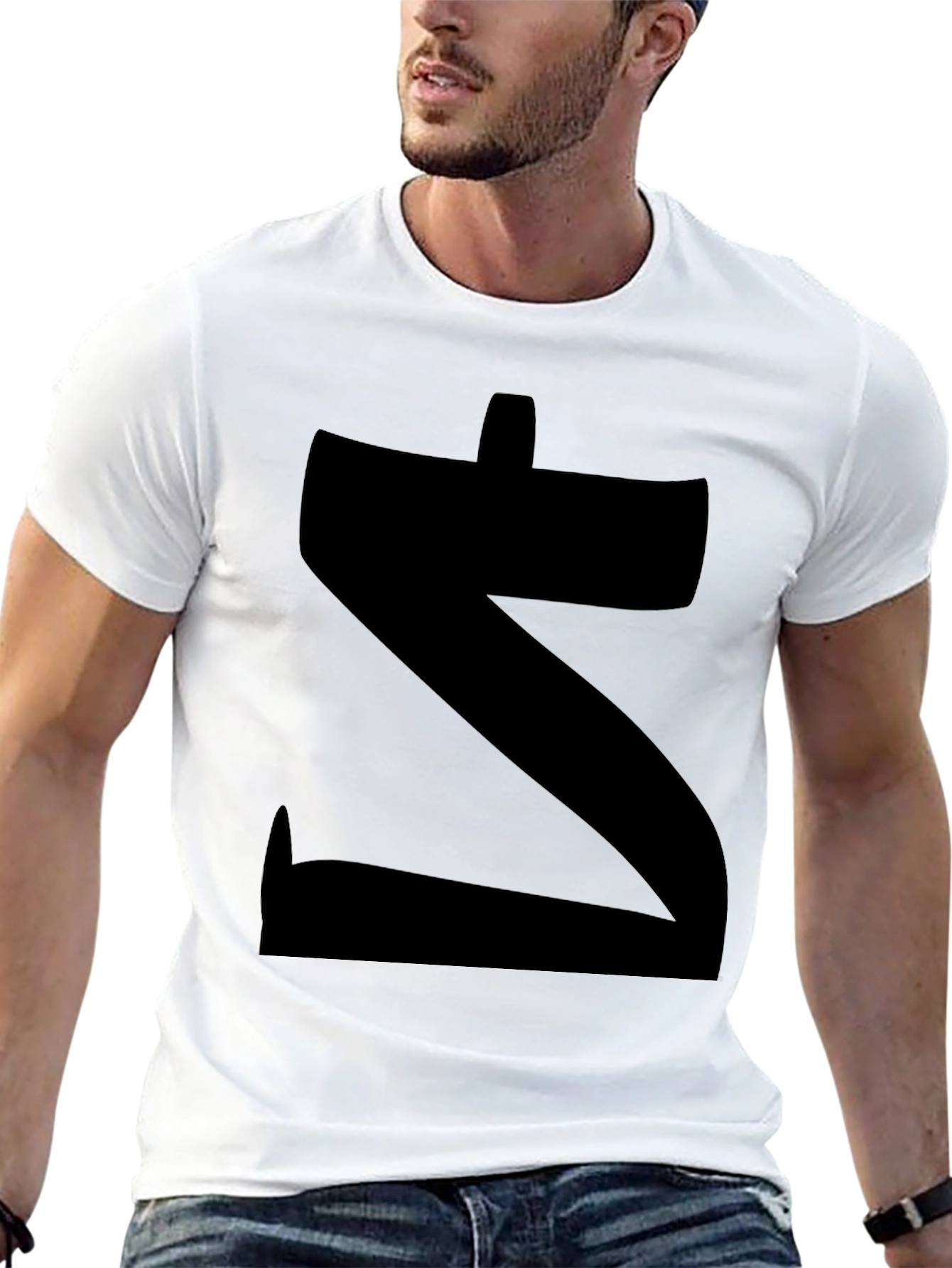 Bold Z Graphic Black T-Shirt