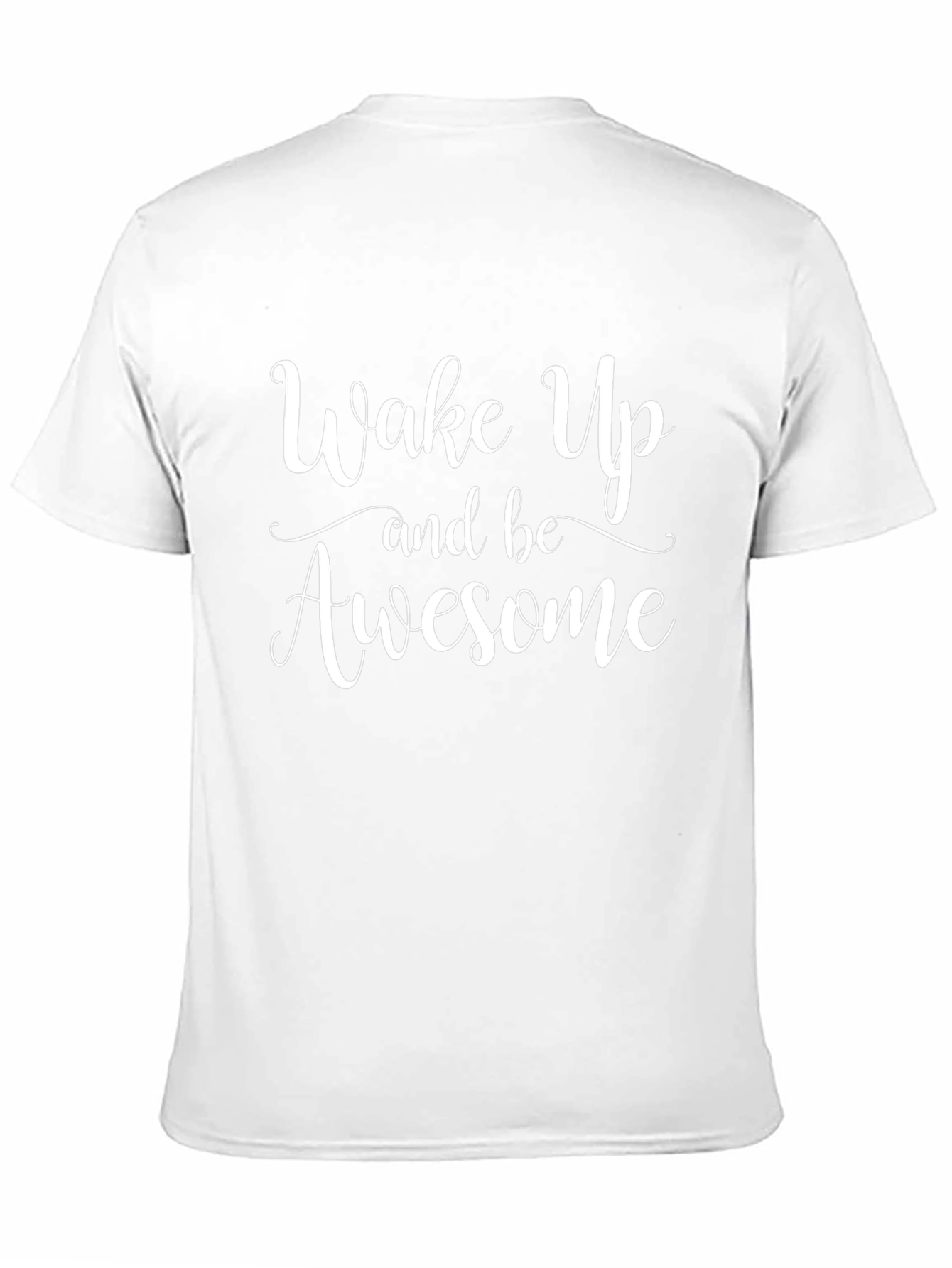 Wake Up and Be Awesome Black T-Shirt