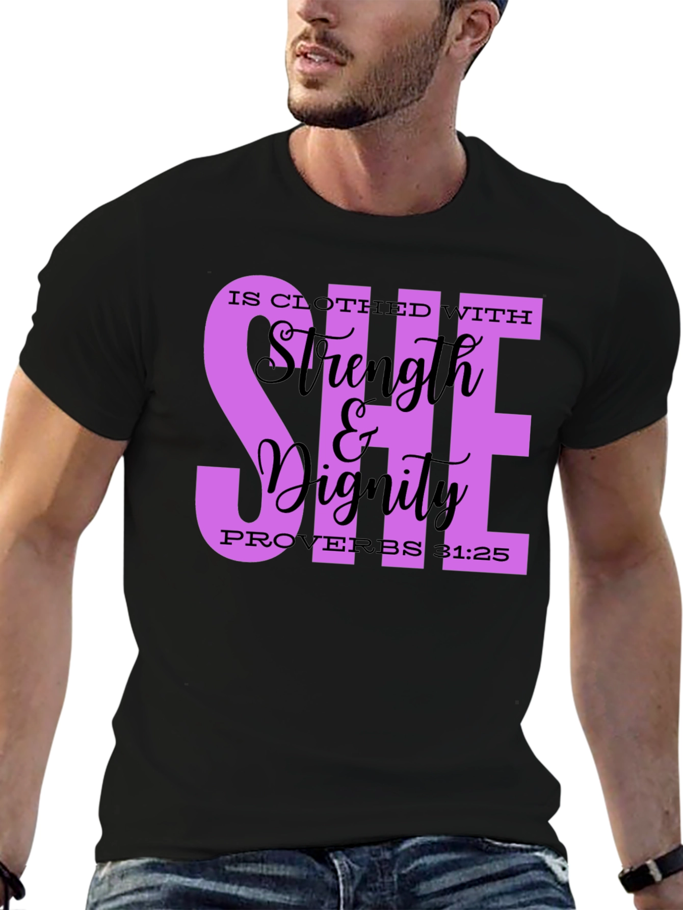 Strength & Dignity Womens Christian T-Shirt