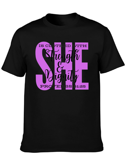 Strength & Dignity Womens Christian T-Shirt
