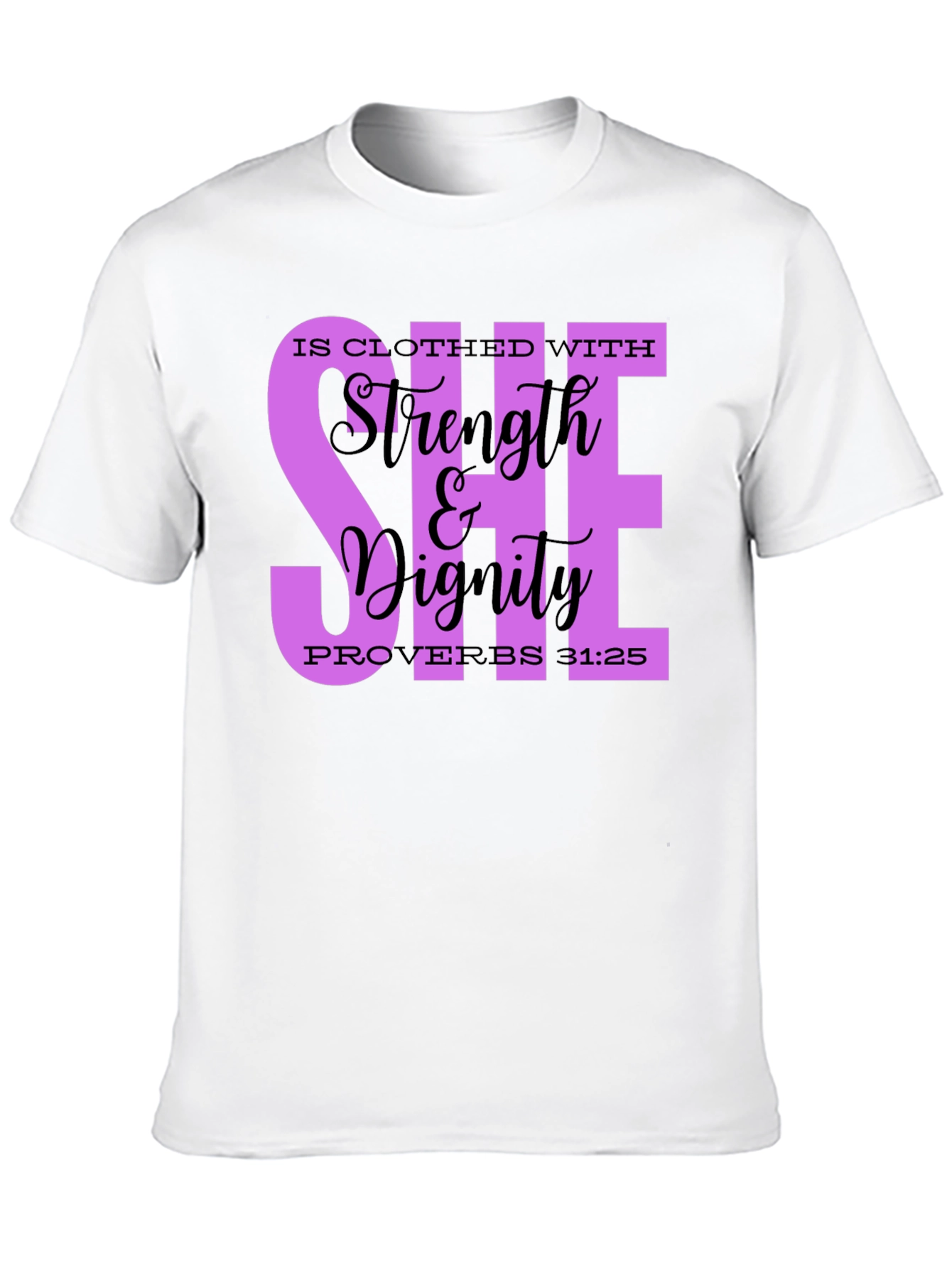 Strength & Dignity Womens Christian T-Shirt