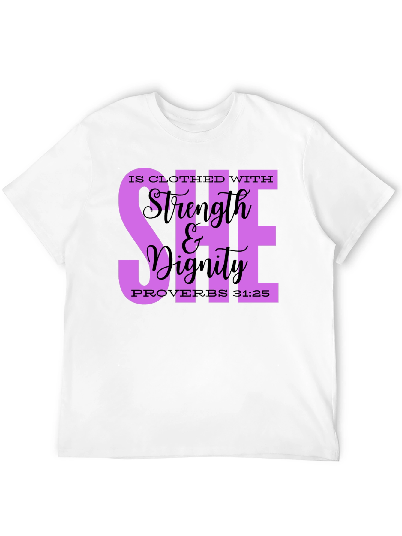 Strength & Dignity Womens Christian T-Shirt