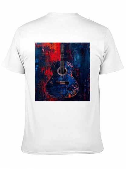Abstract Guitar Art Black T-Shirt