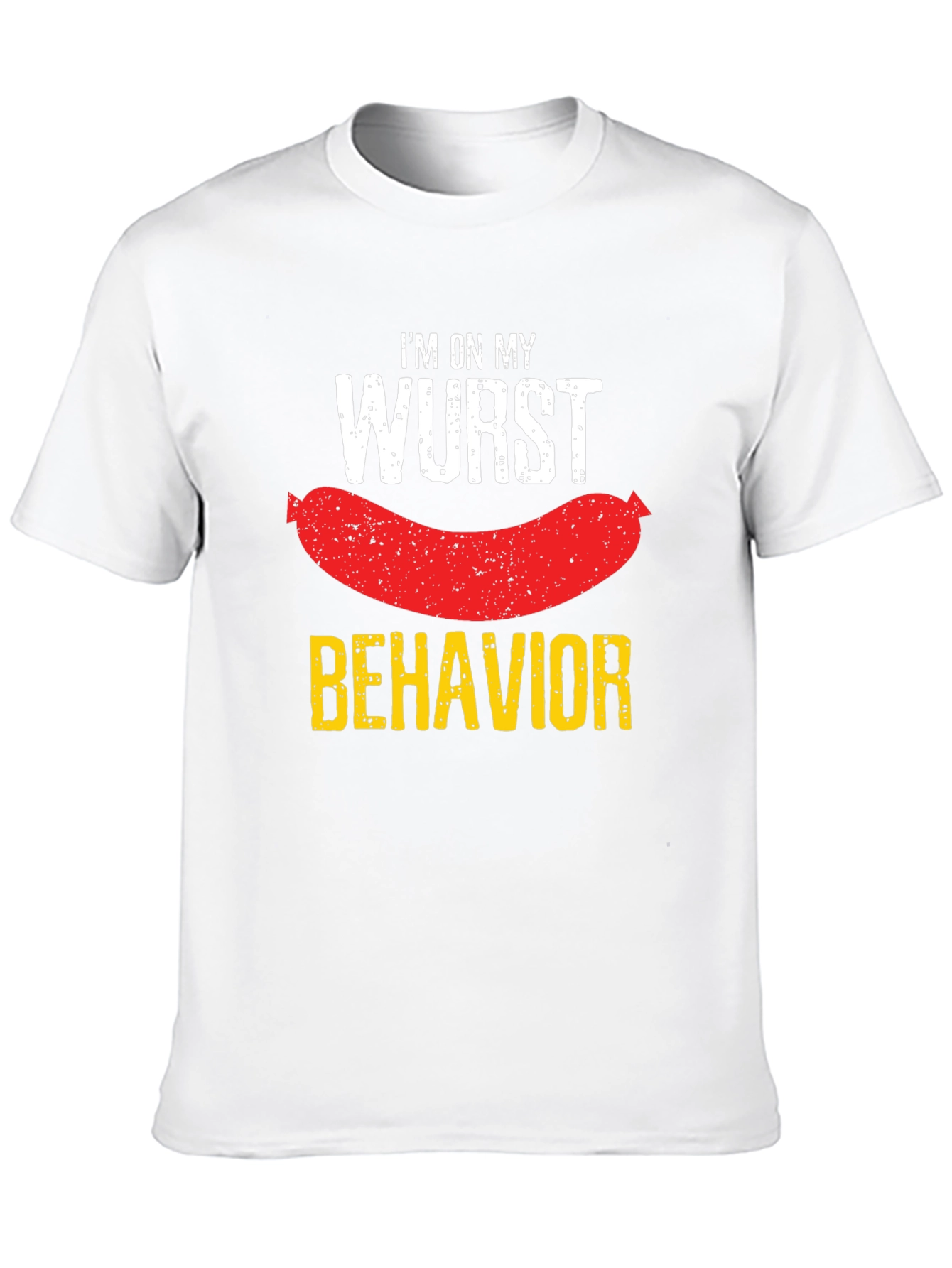 Wurst Behavior T-Shirt - Funny Sausage Pun Tee