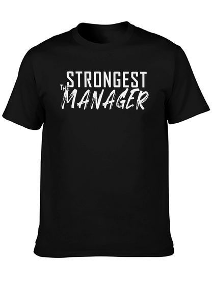 Strongest The Manager T-Shirt - Black