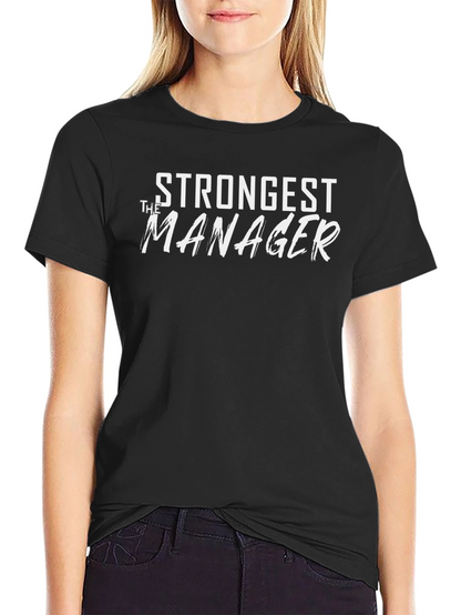 Strongest The Manager T-Shirt - Black