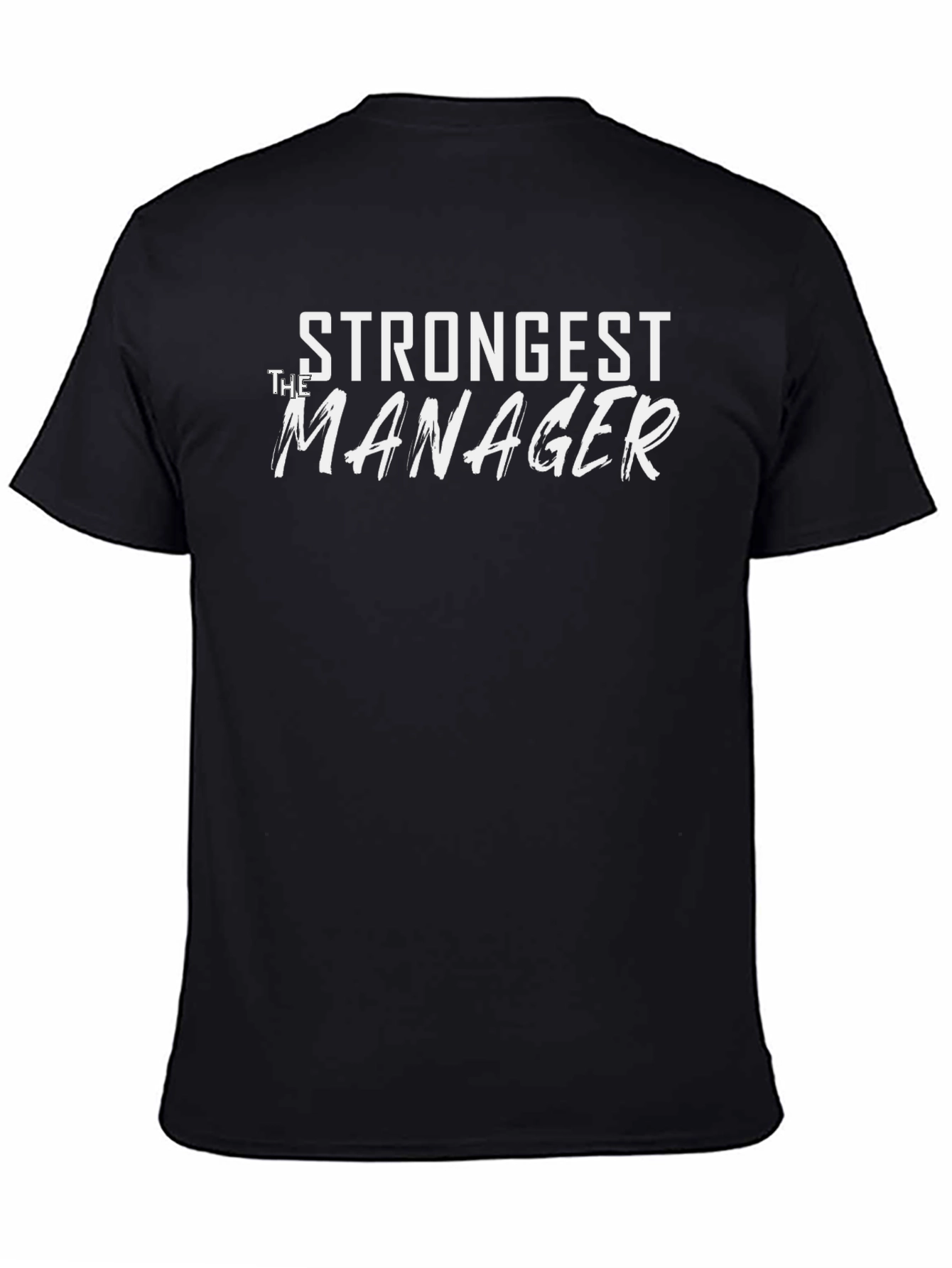Strongest The Manager T-Shirt - Black