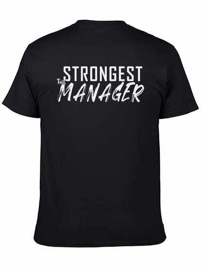 Strongest The Manager T-Shirt - Black