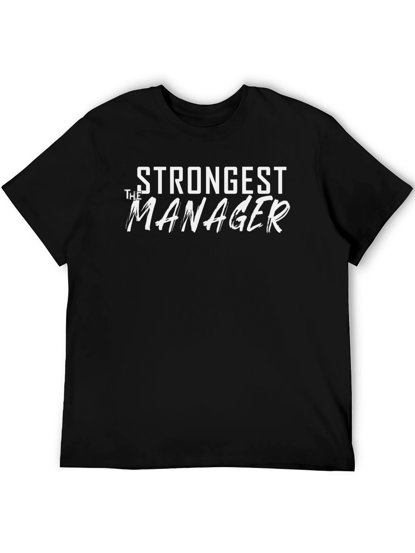 Strongest The Manager T-Shirt - Black