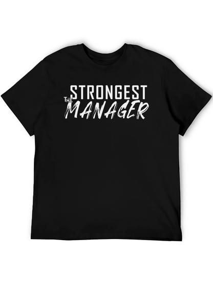 Strongest The Manager T-Shirt - Black
