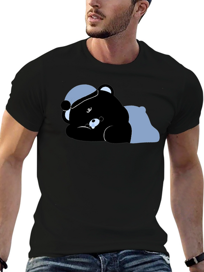 Black Bear Sleeping T-Shirt