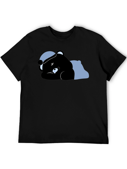 Black Bear Sleeping T-Shirt