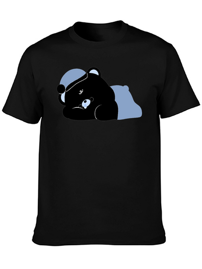 Black Bear Sleeping T-Shirt