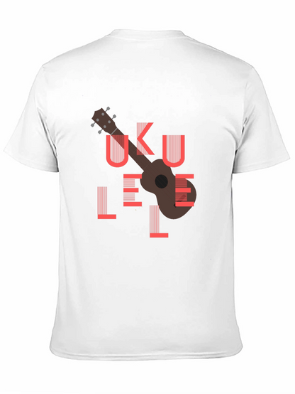 Ukulele Graphic Tee - Black