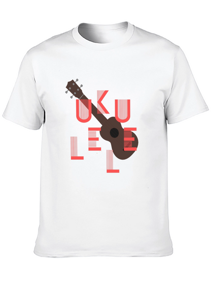 Ukulele Graphic Tee - Black