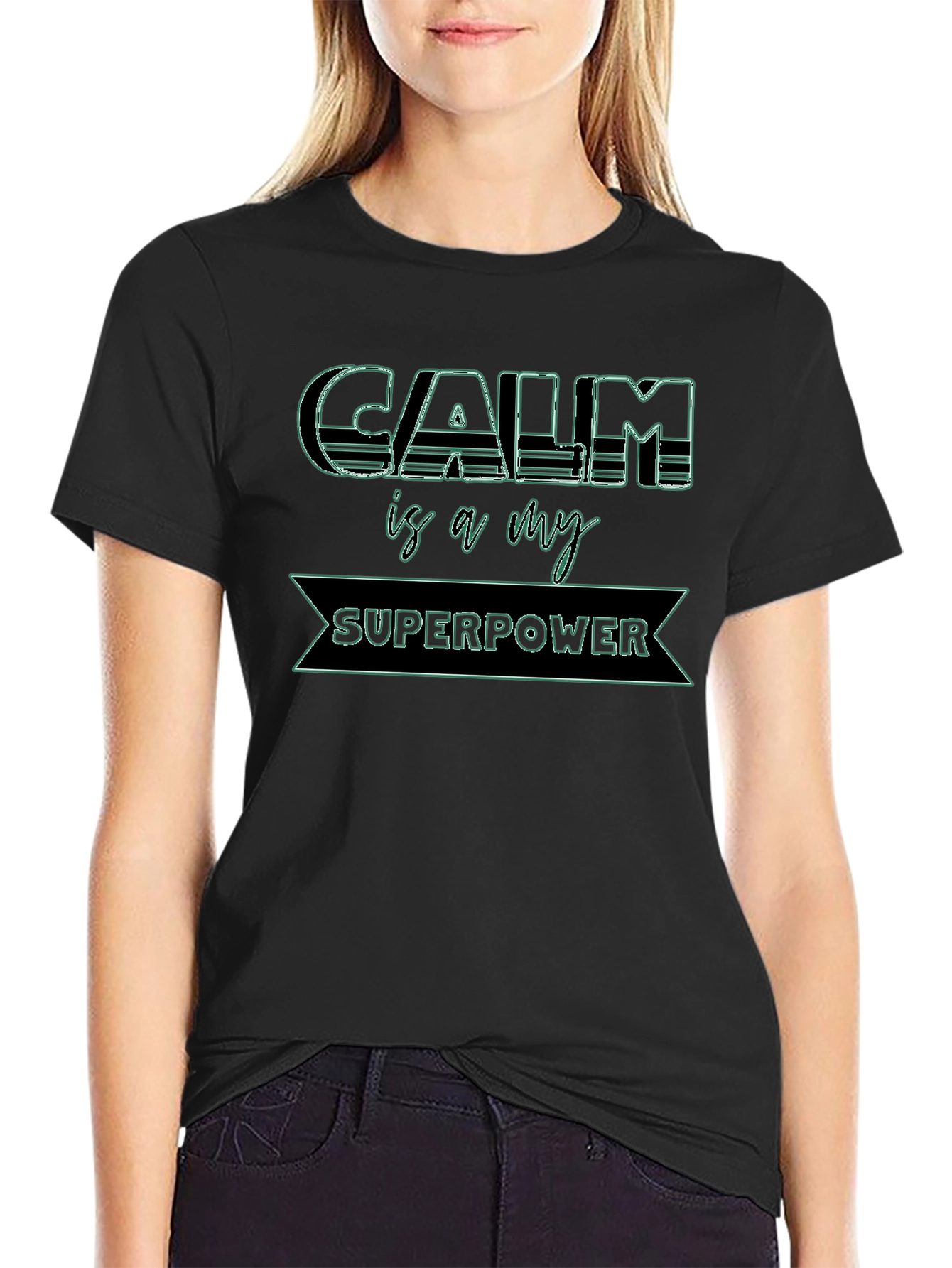 Calm is My Superpower Graphic Tee