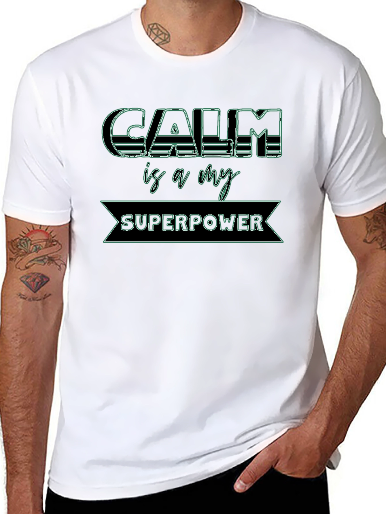 Calm is My Superpower Graphic Tee
