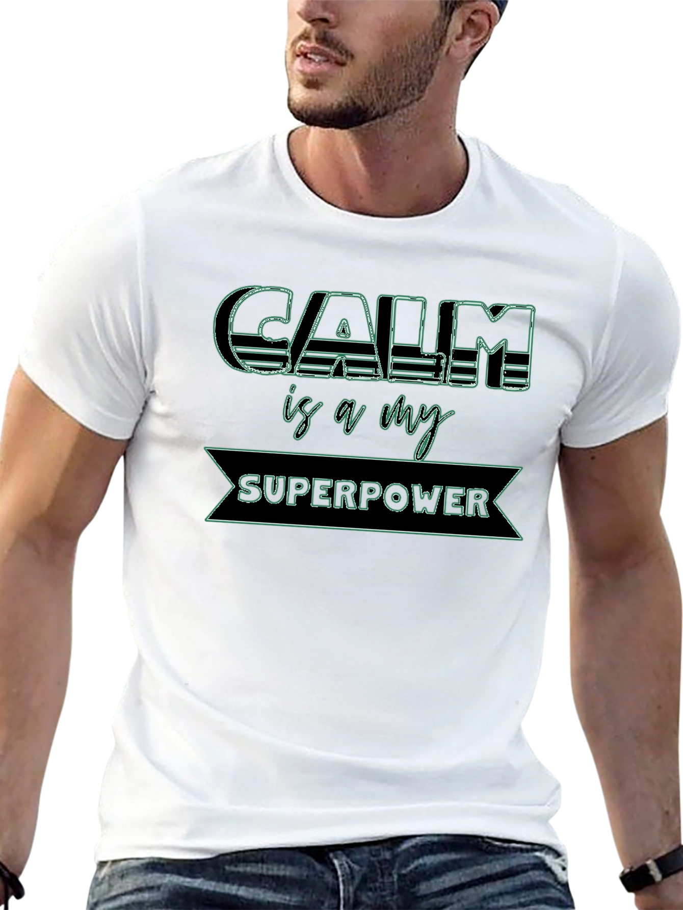 Calm is My Superpower Graphic Tee