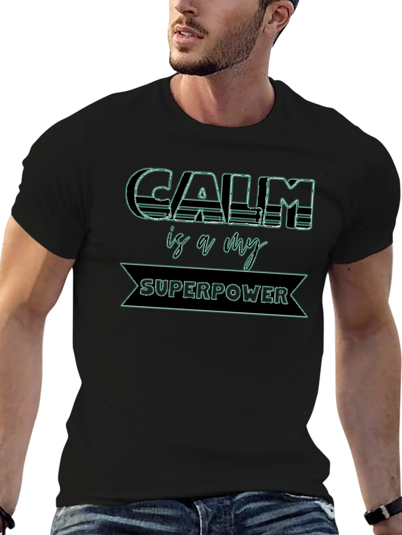 Calm is My Superpower Graphic Tee