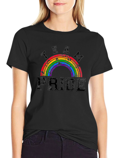 Team Pride Rainbow Graphic T-Shirt