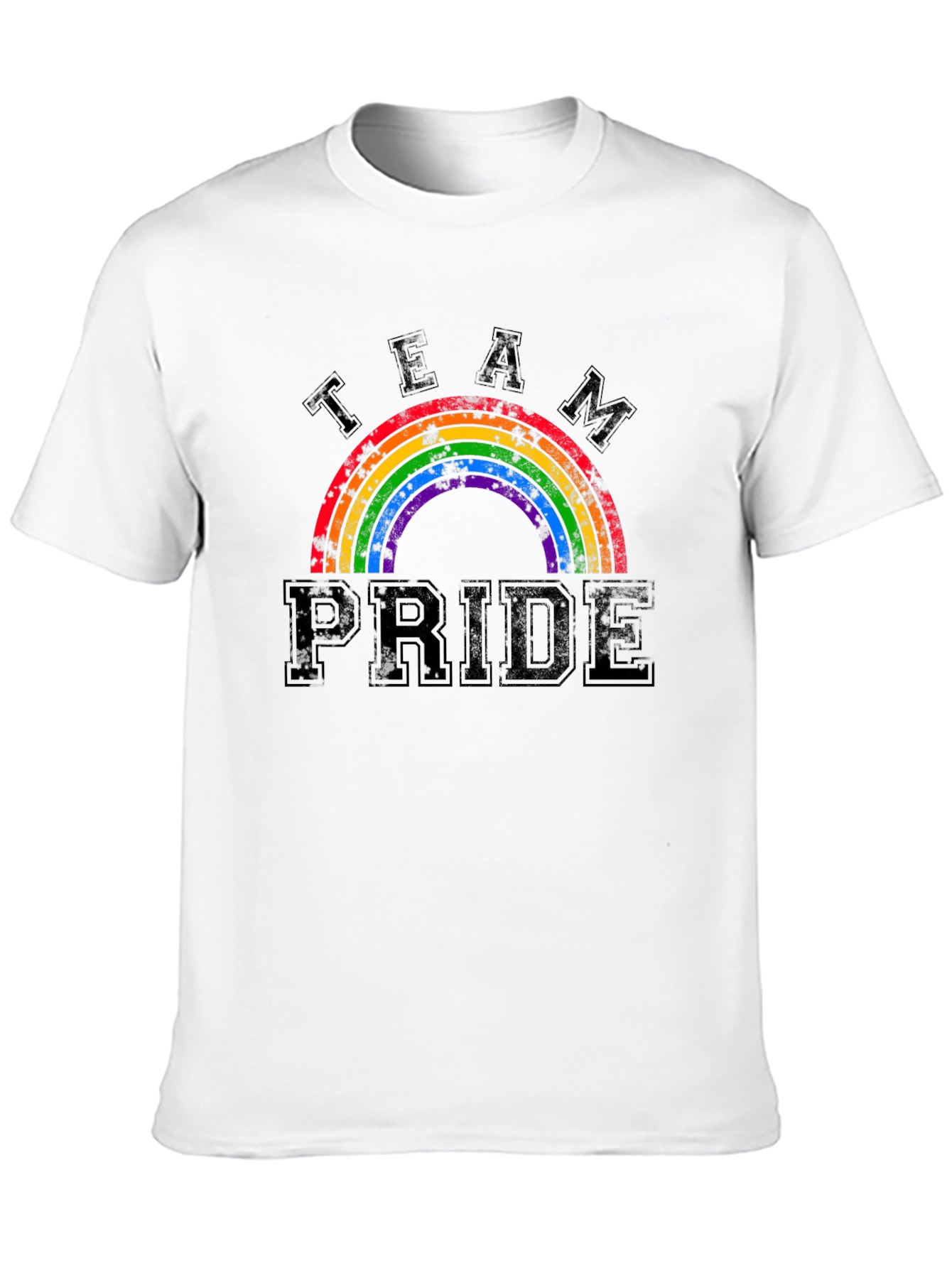 Team Pride Rainbow Graphic T-Shirt