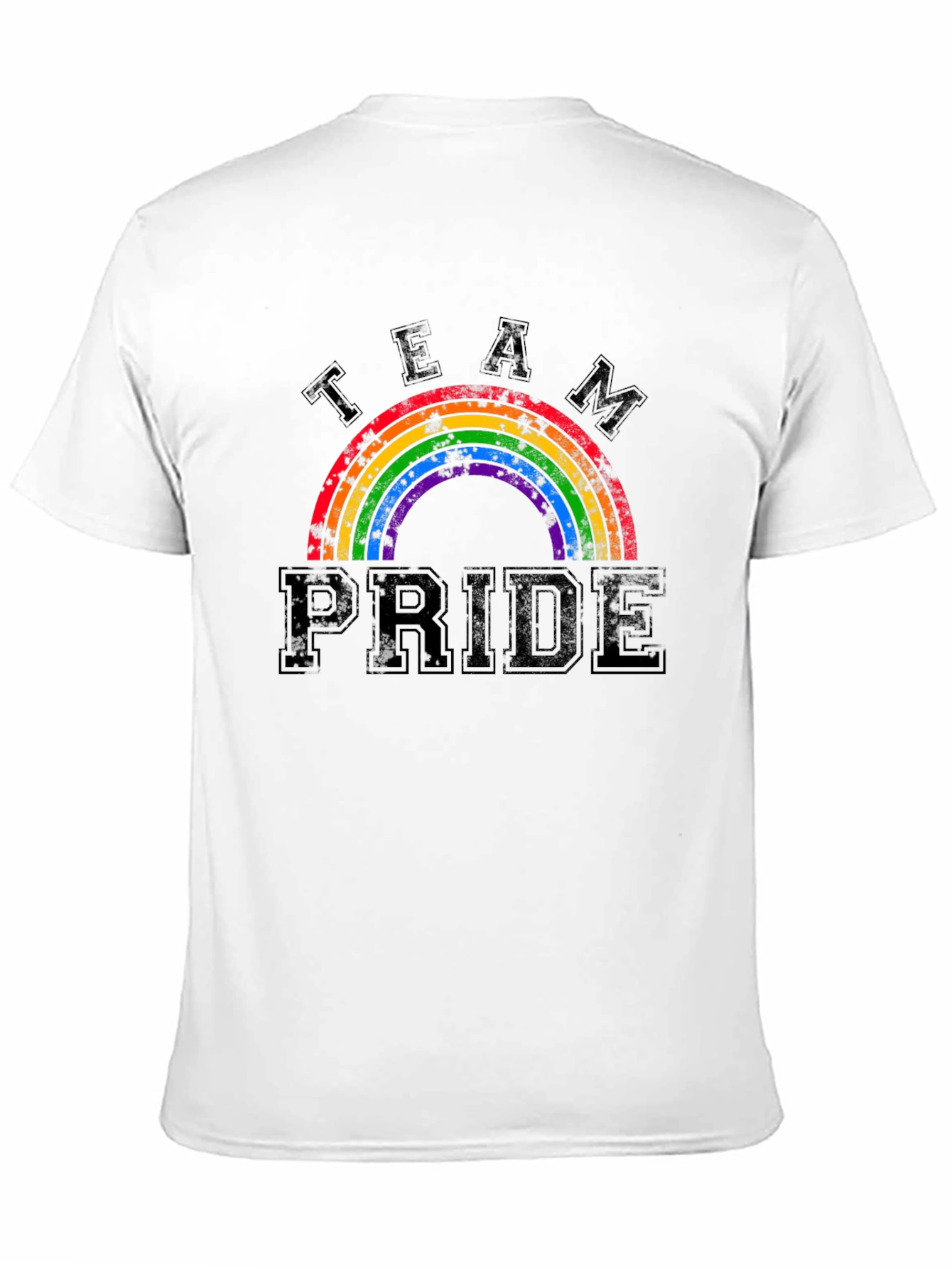 Team Pride Rainbow Graphic T-Shirt