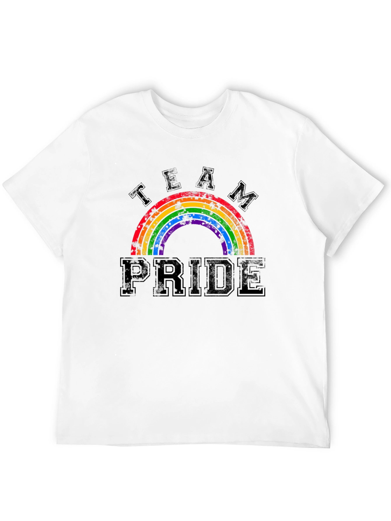 Team Pride Rainbow Graphic T-Shirt