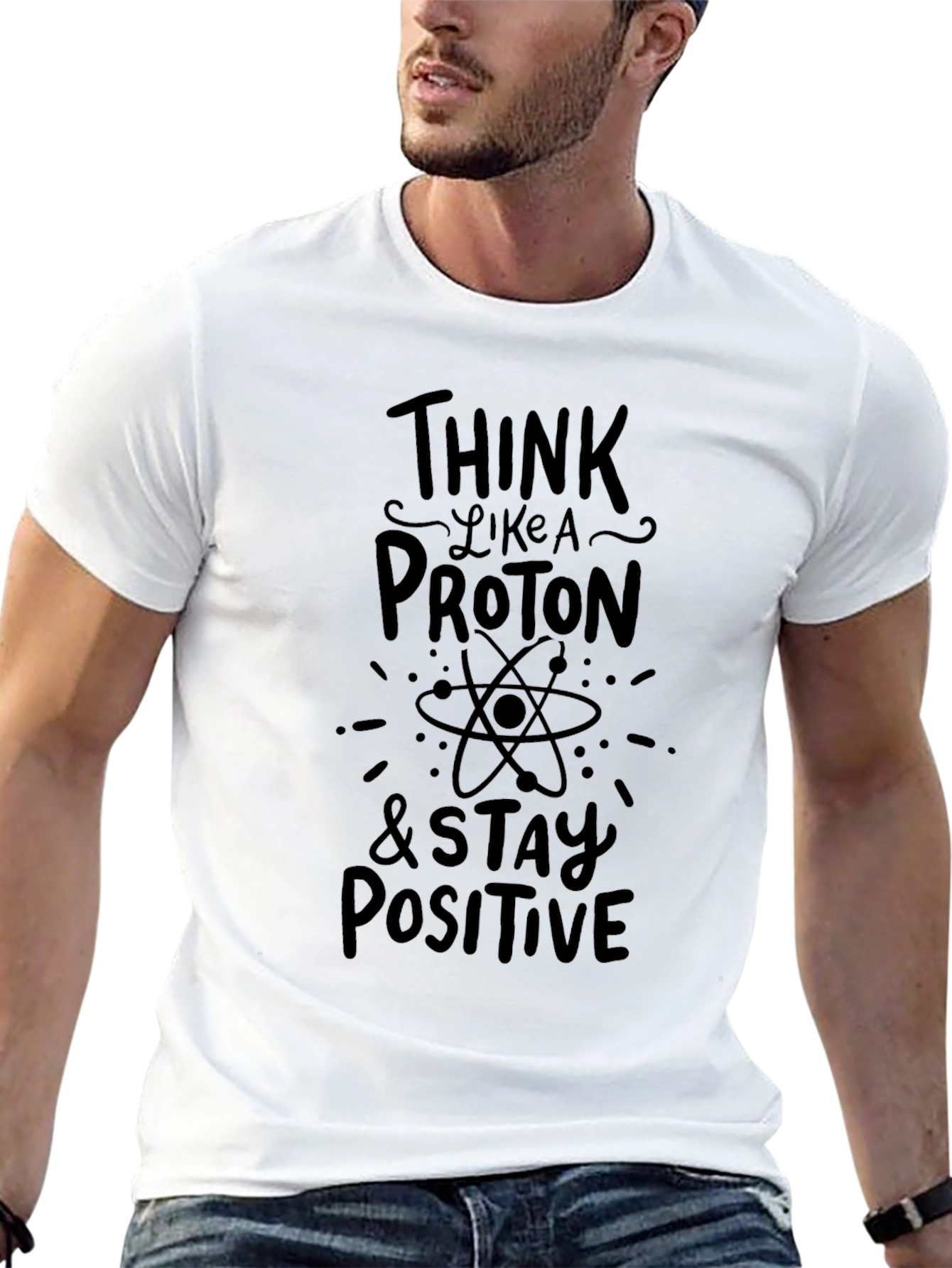 Think Like a Proton Black T-Shirt